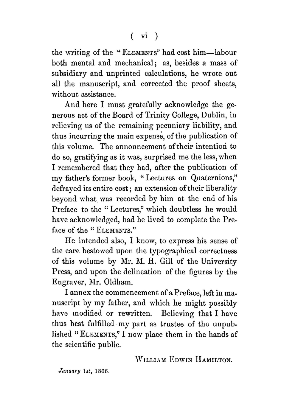 Elements of Quaternions | W.R. Hamilton