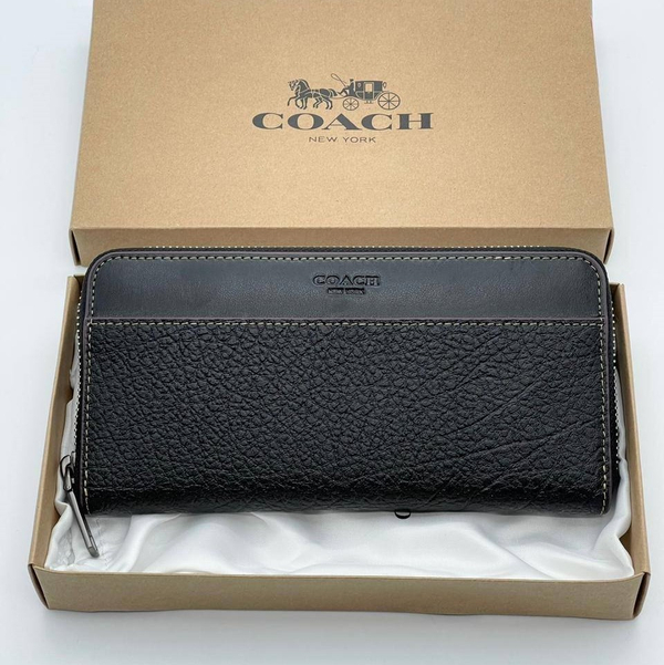 Портмоне Coach leather black