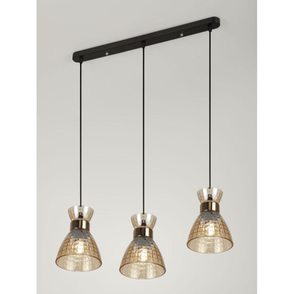 Светильник подвесной (подвес) Rivoli Iris 9186-203 3хЕ27 60 Вт модерн | Rivoli