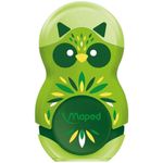 Точилка с ластиком MAPED "LOOPY Mini Cute", с контейнером, корпус ассорти, 049113
