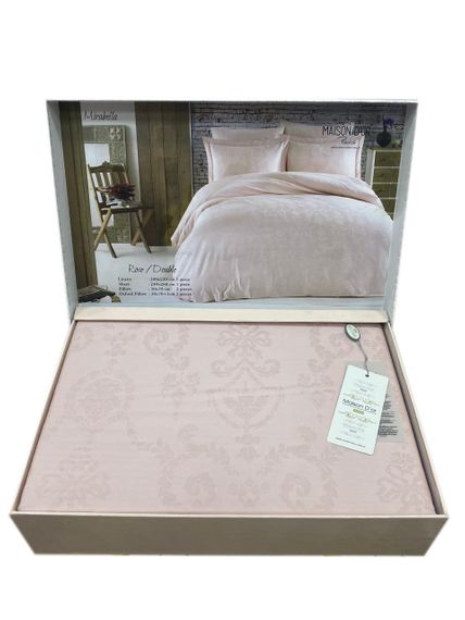 Постельное белье жаккард MIRABELLE - МИРАБЕЛЕ гр.розовый MAISON D&#39;OR Турция