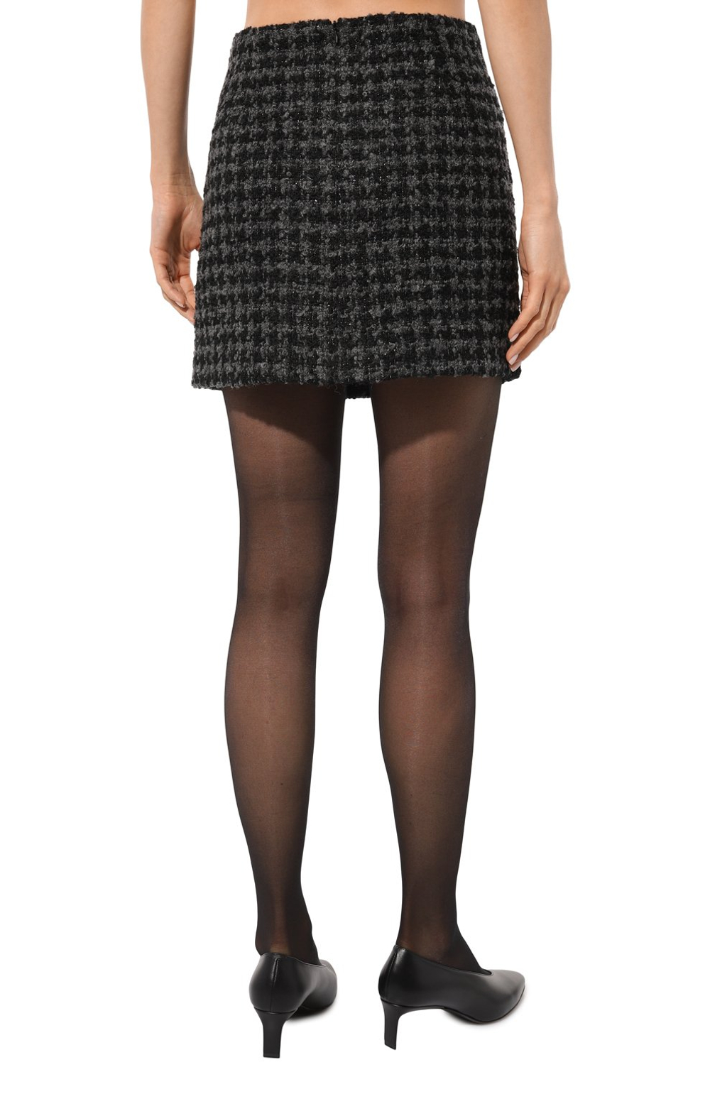 Костюм жен. с юбкой Saint Barth BONNIBELL/KATRINE черно-серый люрекс