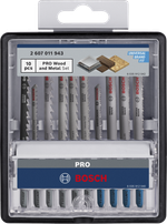 Набор пилок по дереву и металлу PRO Wood and Metal Set BOSCH 2607011943