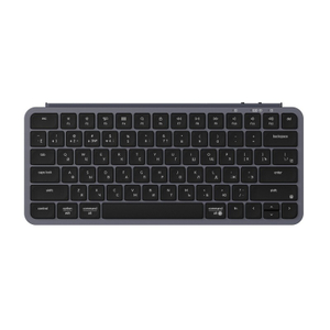 Беспроводная ультратонкая клавиатура Keychron B1 Pro, 77 клавиш, ножничные переключатели, цвет Space grey (B1P-K1)