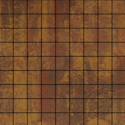 Тротуарная плитка КВАДРАТ 100х100 мм - Листопад гранит Осень