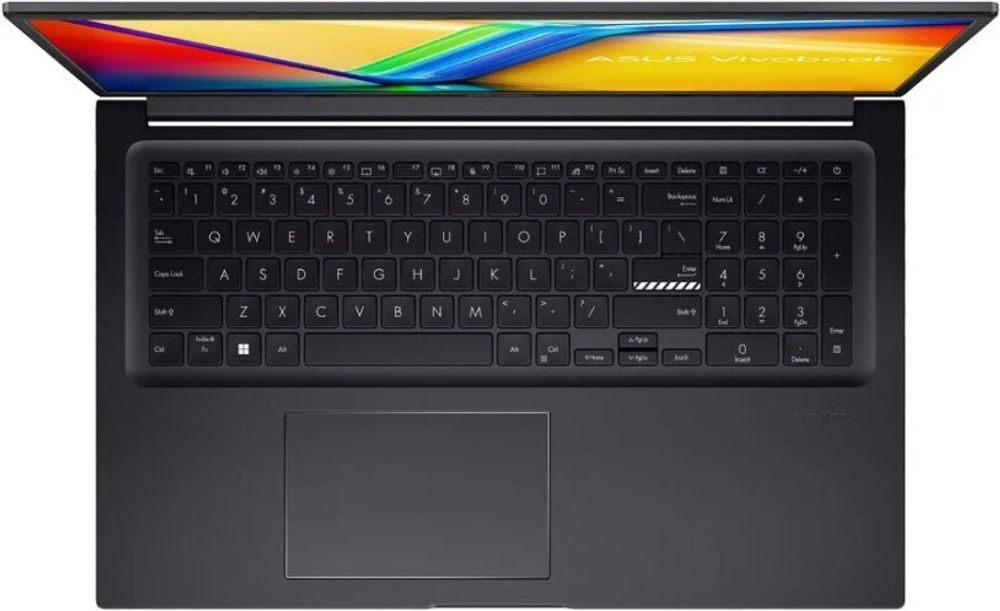 Ноутбук  ASUS VivoBook 17X M3704YA-AU052 17.3 ", Ryzen 7, 16 Гб RAM, 512 Гб SSD, Radeon Graphics, Черный