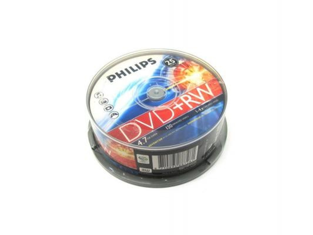 Диск DVD+RW 4,7Gb 4х 1шт Philips