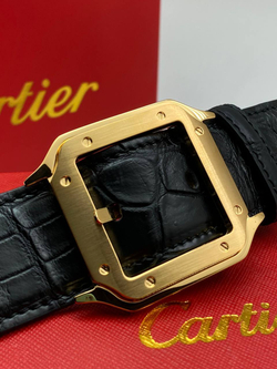 Ремень Cartier из кожи крокодила