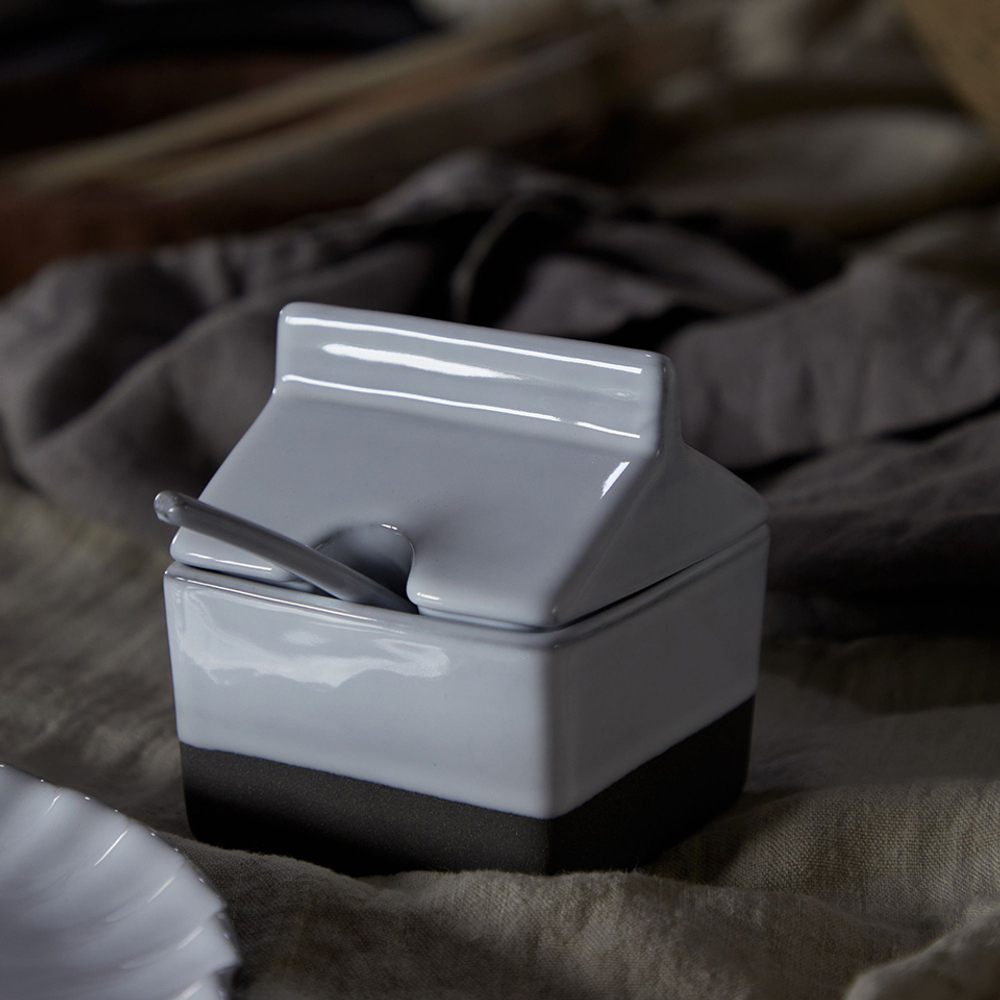 Сахарница с ложкой 150мл Costa Nova Costa 1dixs01-whi(1dixs01-02621y)