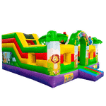 Коммерческий надувной батут «Сафари-джунгли ЭКСТРА», 5*5*2,5 м.