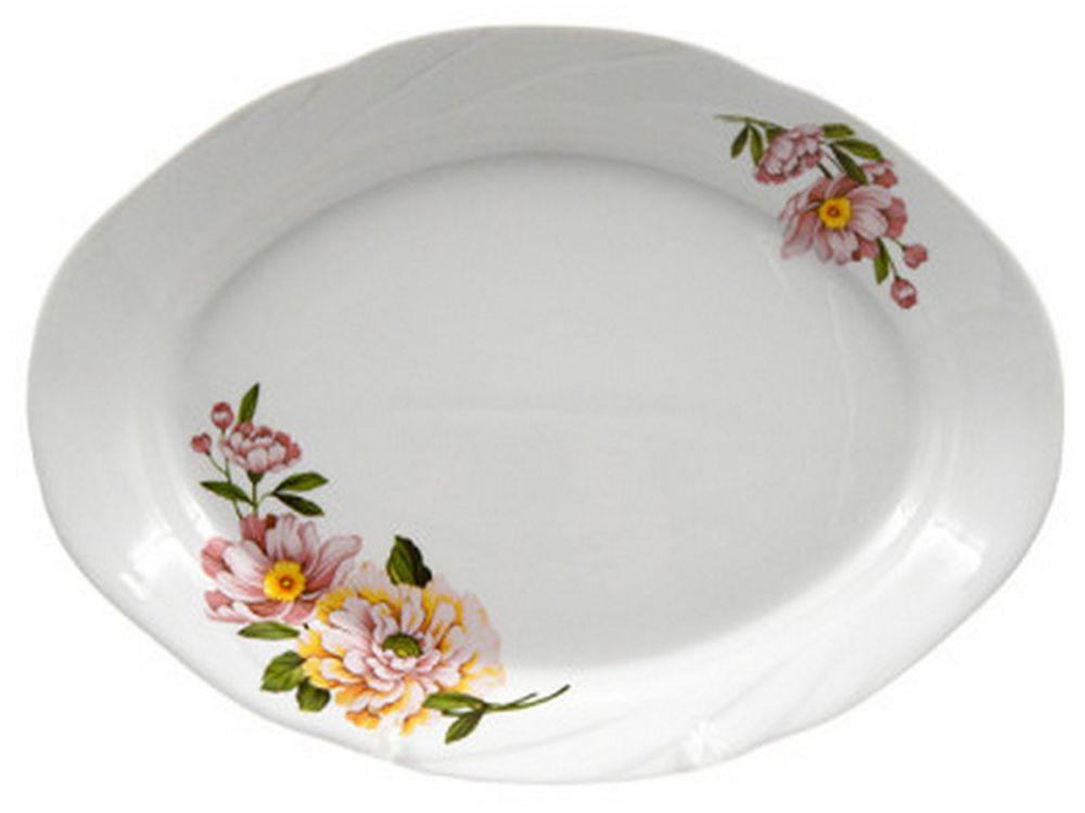 Блюдо овальное "ЗАБАВА (Голубка)" 33 см, Беларусь. Блюдо овальное "ЗАБАВА (Голубка)" 33 см, Беларусь.
