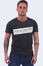 Мужская футболка с брендированным принтом на груди (Размер: XL) (Цвет: белый)