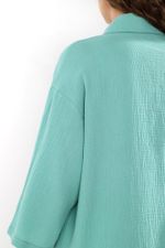 Блузка (рубашка) Виола-3 Виотекс ЗЕЛЁНЫЙ