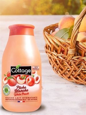 Cottage Молочко для душа увлажняющее ПЕРСИК/ Moisturizing Shower Milk - White Peach 250 мл