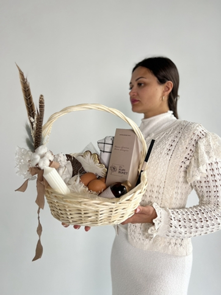 Пасхальная корзина "Бохо"