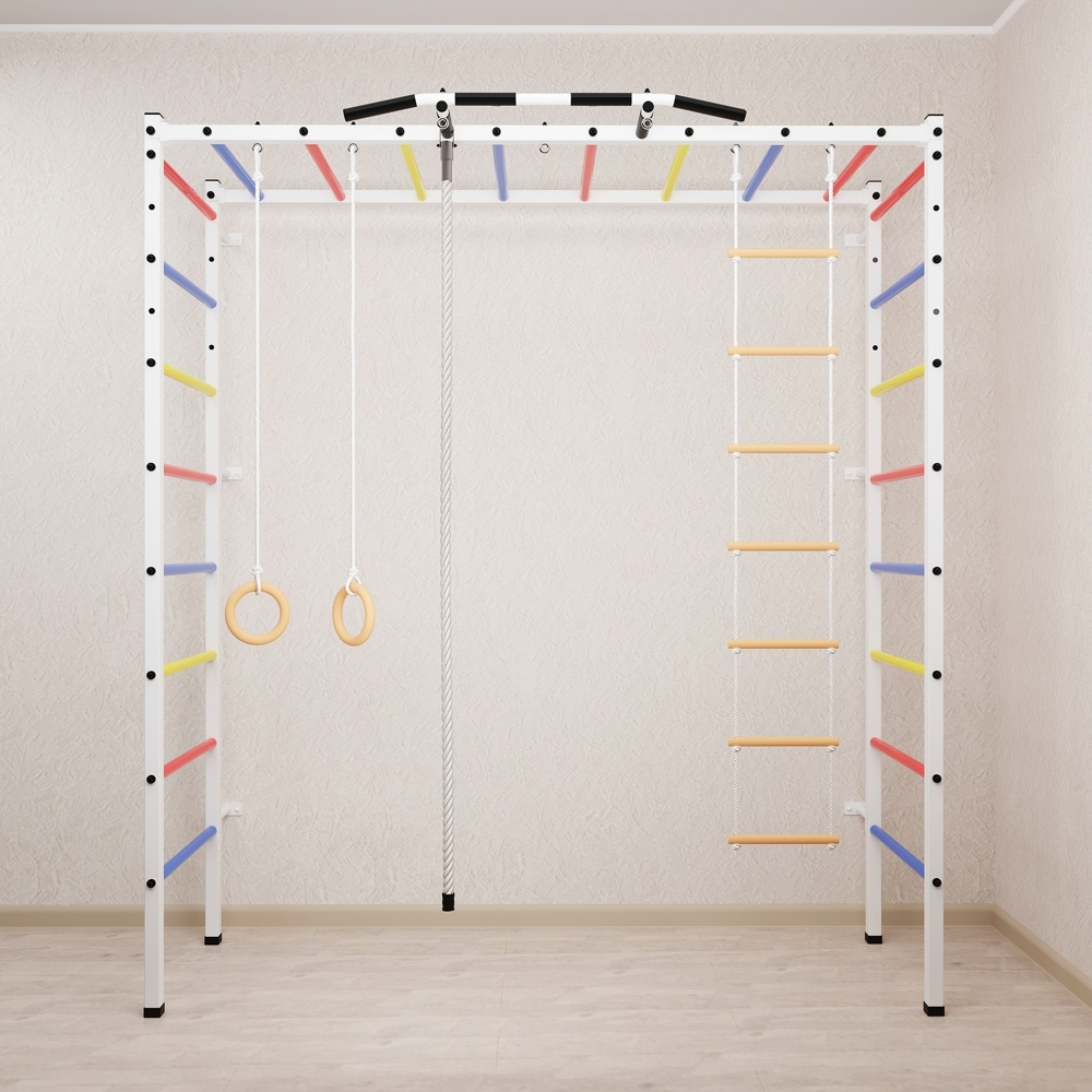 Спортивный комплекс Sv Sport П 401 (Турник/Канат/Kольца/Лестница)