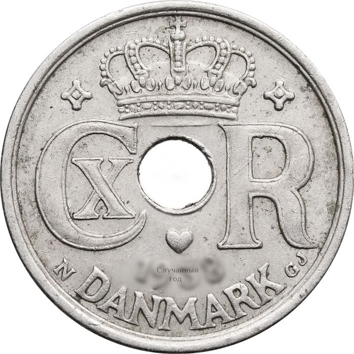 25 эре 1924-1947 Дания XF