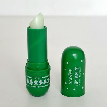 Бальзам для губ новогодний, зелёный