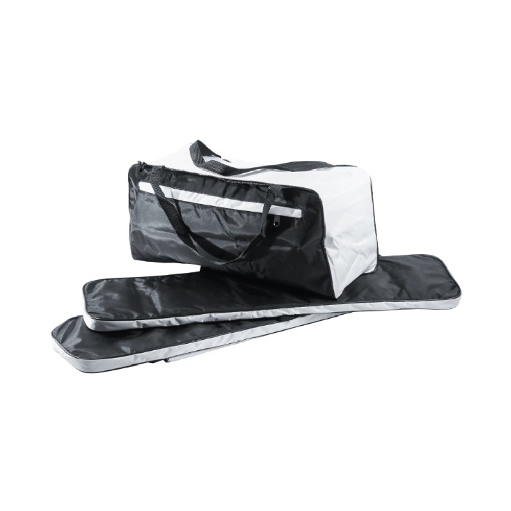 Комплект мягких накладок на сиденье с сумкой 86*20 см графит Oxford 600 RipStop