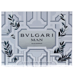 Bvlgari Man Rain Essence — парфюмерный набор для мужчин. В комплекте парфюмерная вода 100 мл и миниатюрный флакон со спреем 15 мл.