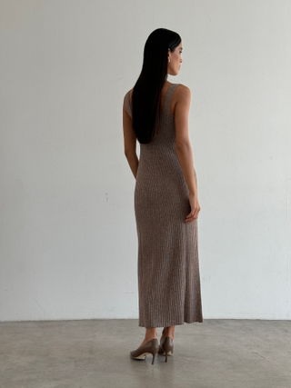 Платье SORAYA, бежевый меланж