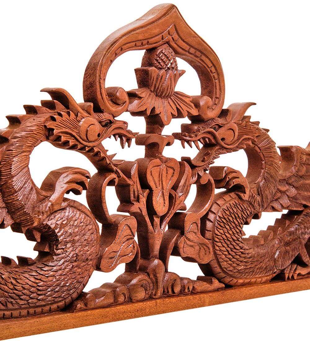 Decor and Gift 17-119 Панно резное «Два дракона» (суар, о.Бали)