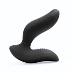 Черный вибромассажер простаты 3,5’’ Curve P-spot Massager - 12 см. (Цвет: черный)