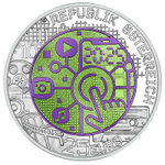 АВСТРИЯ, 2025, 25 ЕВРО [БИМЕТАЛЛ: СЕРЕБРО + НИОБИЙ]