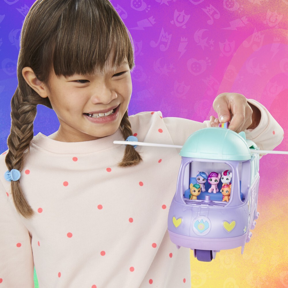 My Little Pony - Мини мир Волшебный автобус пони набор + 5 фигурок F7650 / артикул   F7650  / GTIN 5010994199197