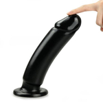 Черный анальный фаллоимитатор 9.25 King Sized Anal Dildo - 22,5 см. (Цвет: черный)
