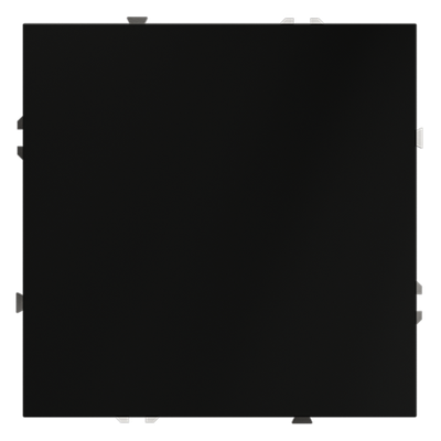 Заглушка VOLTUM S70 с суппортом, (черный матовый)