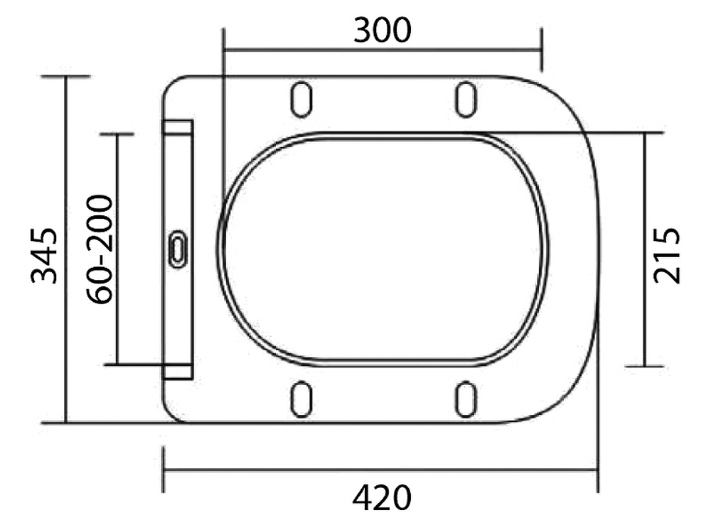 Унитаз BelBagno Due BB3103CHR/SC подвесной с сиденьем Микролифт
