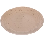 Тарелка керамическая 19,5см «Бисквит» кремовая