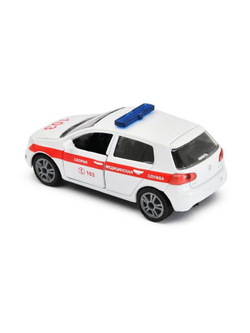 Легковой автомобиль Siku 1411RUS Скорая медицинская служба, белый