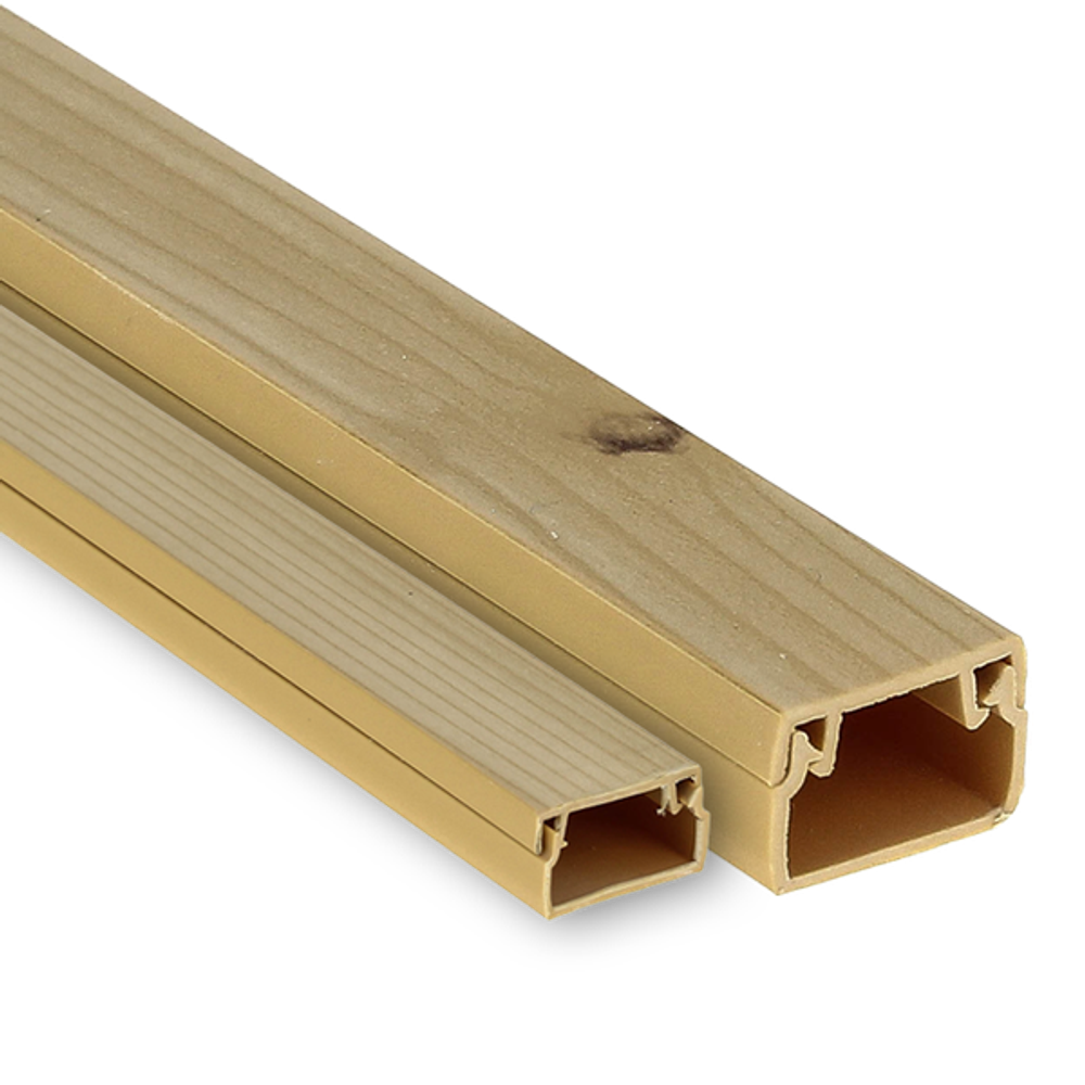 Канал кабельный (25x16) (40 м) светлое дерево EKF-Plast (40.00 шт.)