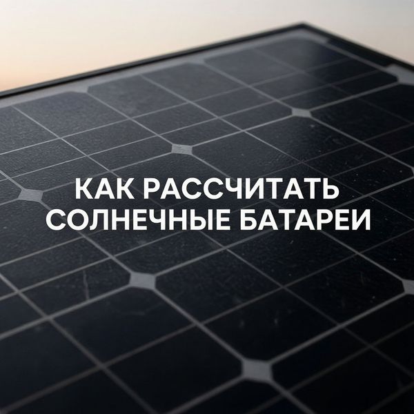 Как рассчитать солнечные батареи Как рассчитать солнечные батареи