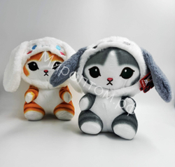 Мягкая игрушка котик в костюме аниме оптом