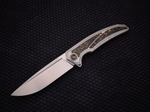 Складной нож ESPADA Tamx Satin CrystalTi Gold Carbon