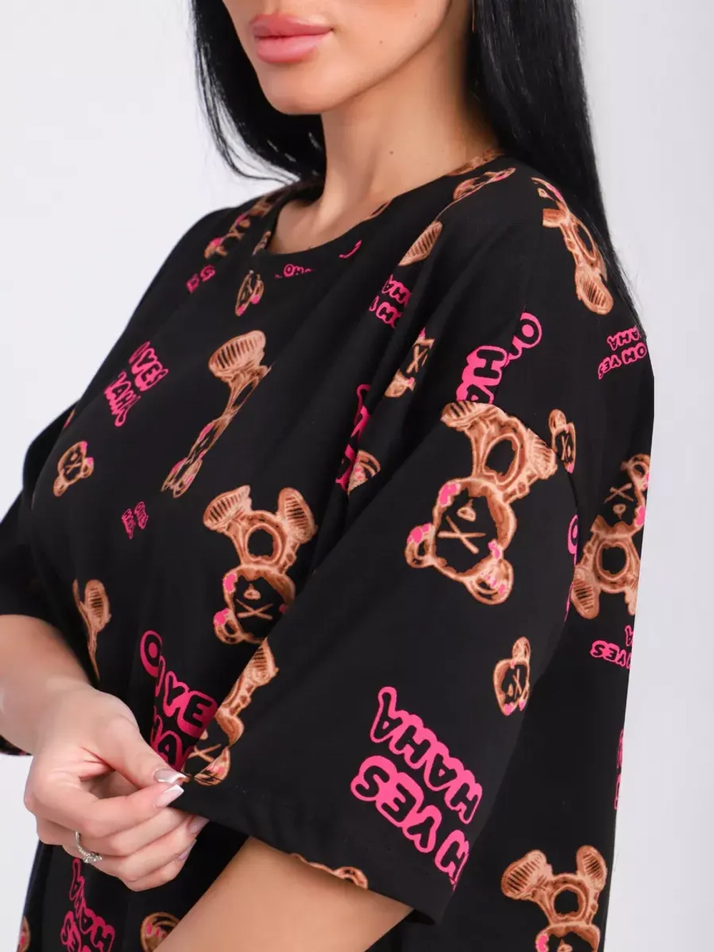 Платье-футболка спортивное оверсайз