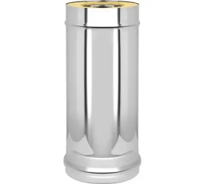 Печь, дымоход, труба сэндвич (d-115х200, L=0,5м, 0,8мм) оцинк.сталь