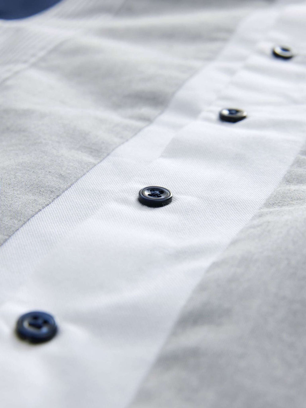 Рубашка с коротким рукавом для мальчика Next E32-330, Белый, Темно-синий