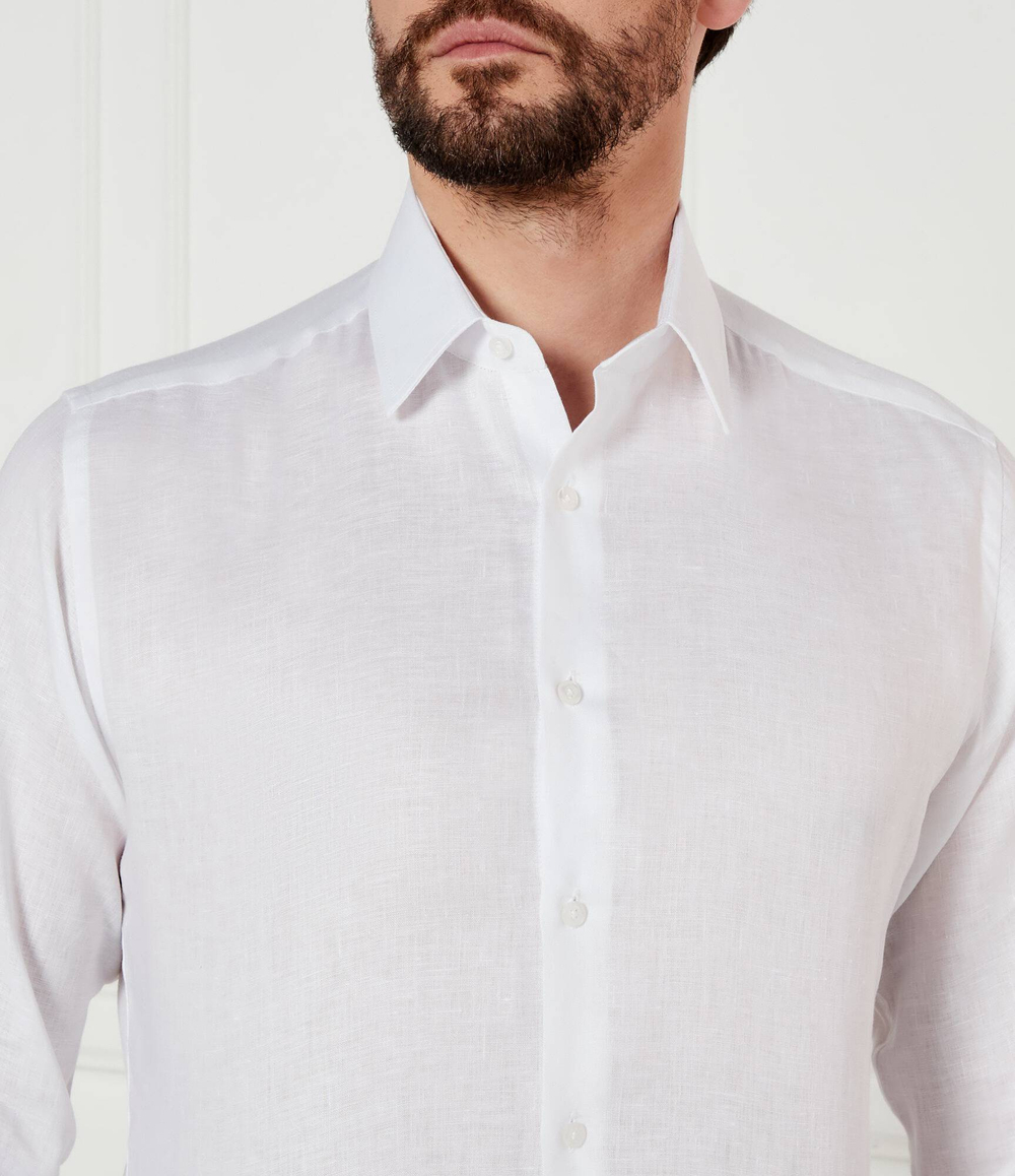 Льняная рубашка Karl Lagerfeld - белый(605000 552667)