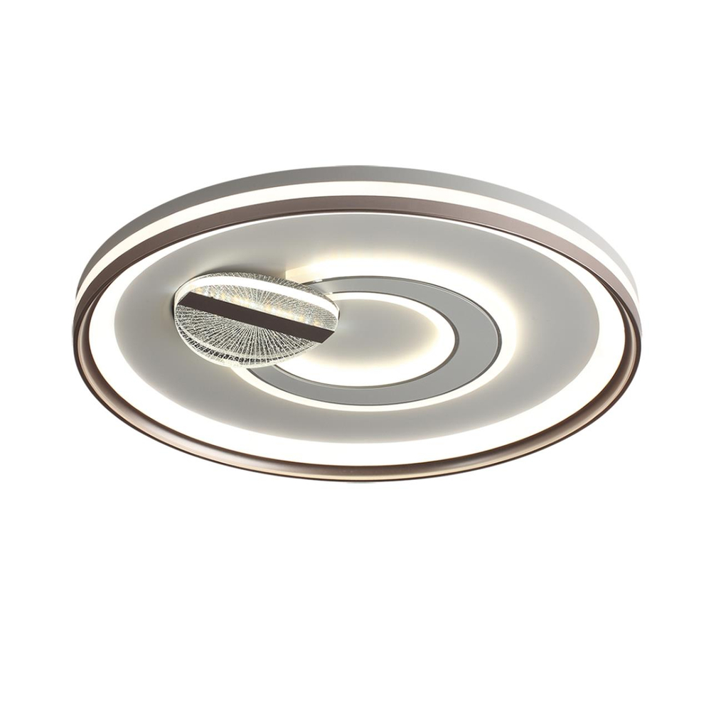7787/85L PIKO LED SN 607 Светильник металл/белый/бронза LED 85Вт 3000-6500K D495 IP20 пульт ДУ GEMINI