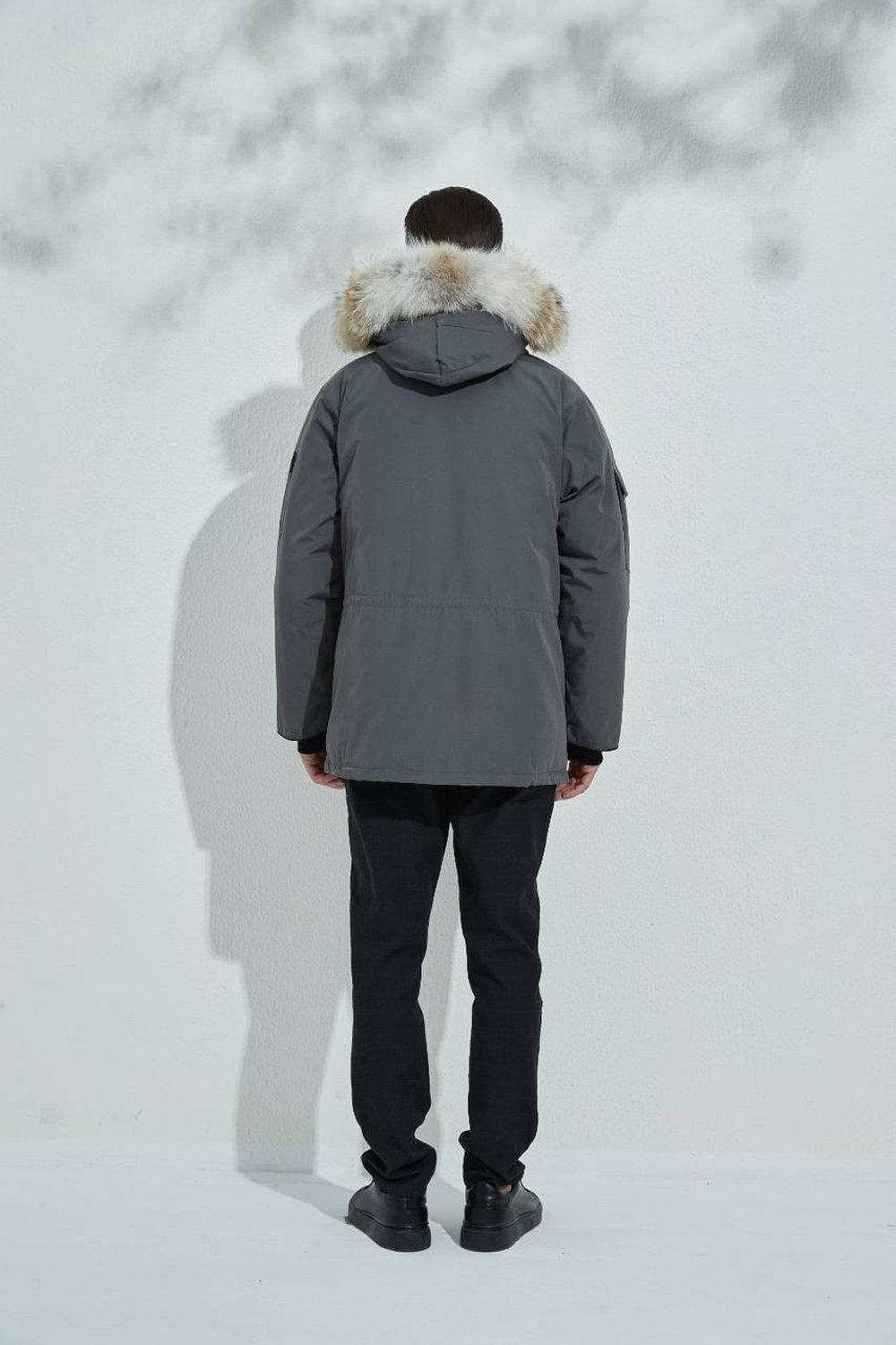 Серая пуховая парка Expedition Canada Goose премиум класса