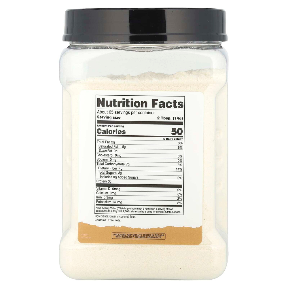 Nutricost, Pantry, органическая кокосовая мука, 907 г (32,4 унции)