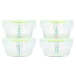 Sage Spoonfuls, Прочные стеклянные миски, 4 упаковки, 210 мл (7 унций)