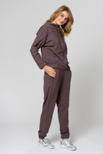 Практичный костюм из смесовой ткани (Размер: M) (Цвет: коричневый)