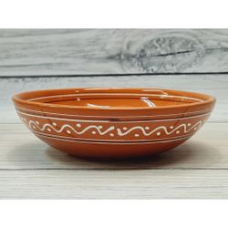 Салатник 600 мл d 19 см h6 см "Псковский" керамика ПГ [6]