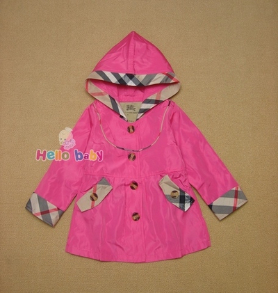 Ветровка детская с контрастными вставками в клетку