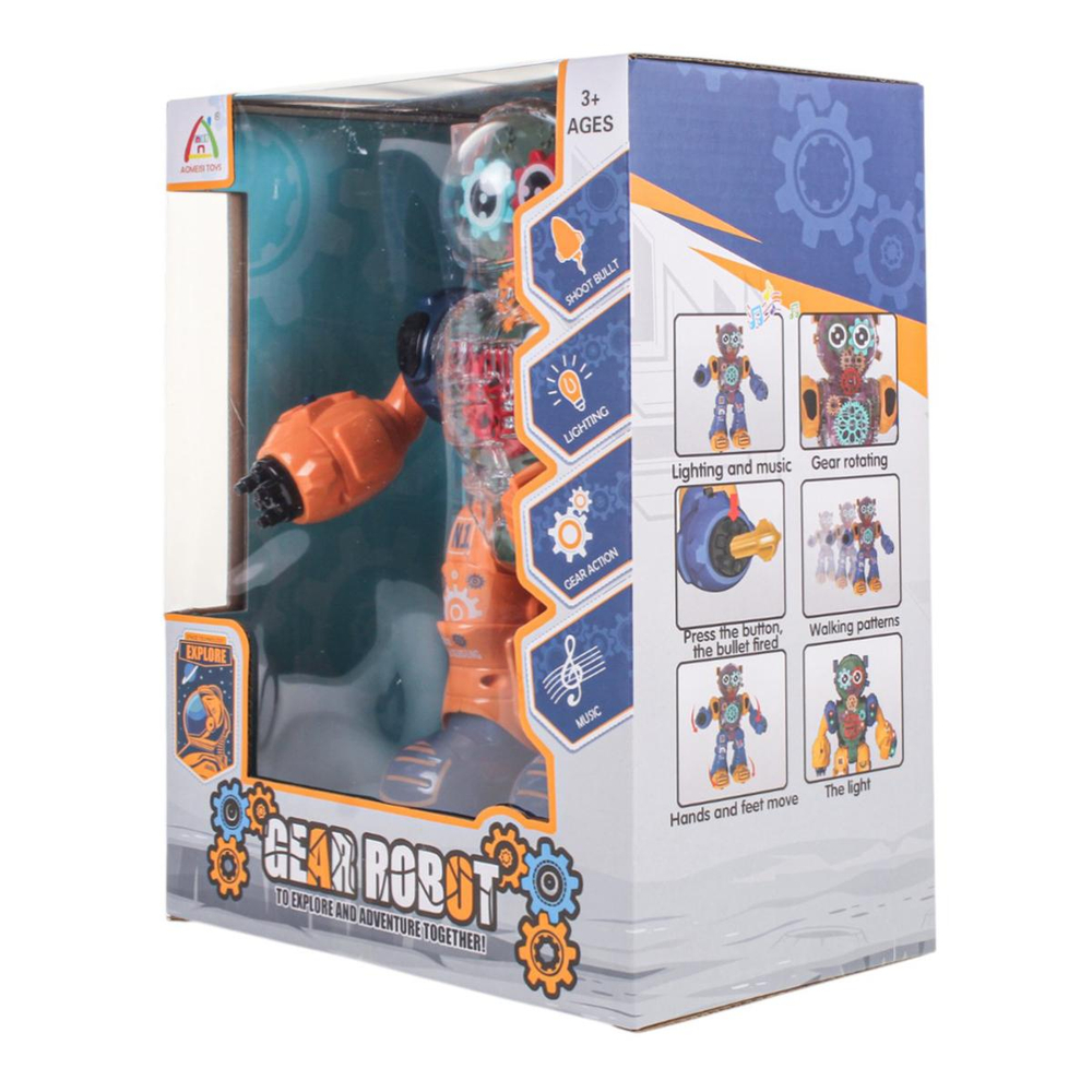 Робот на батарейках, коробка 887